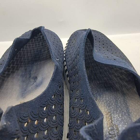 Ilse Jacobsen Plateau Womens 10 Tulip Shoes Slip on Navy Platform Comfort - Picture 7 of 13